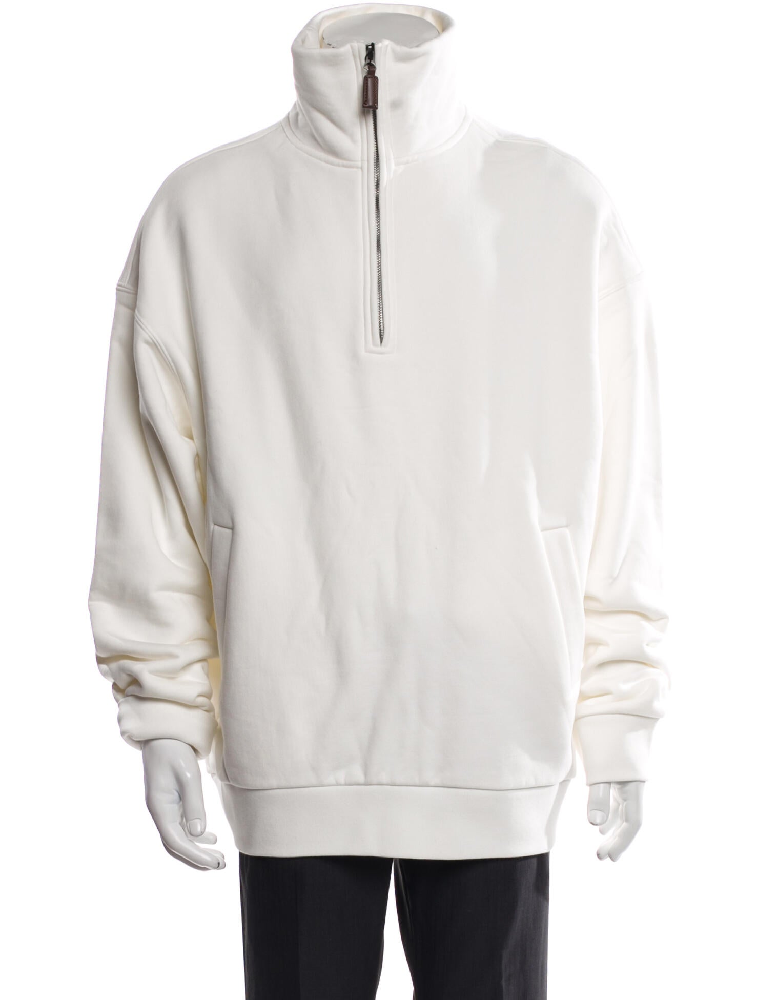 Fax Copy Express Turtleneck Long Sleeve Sweatshirt