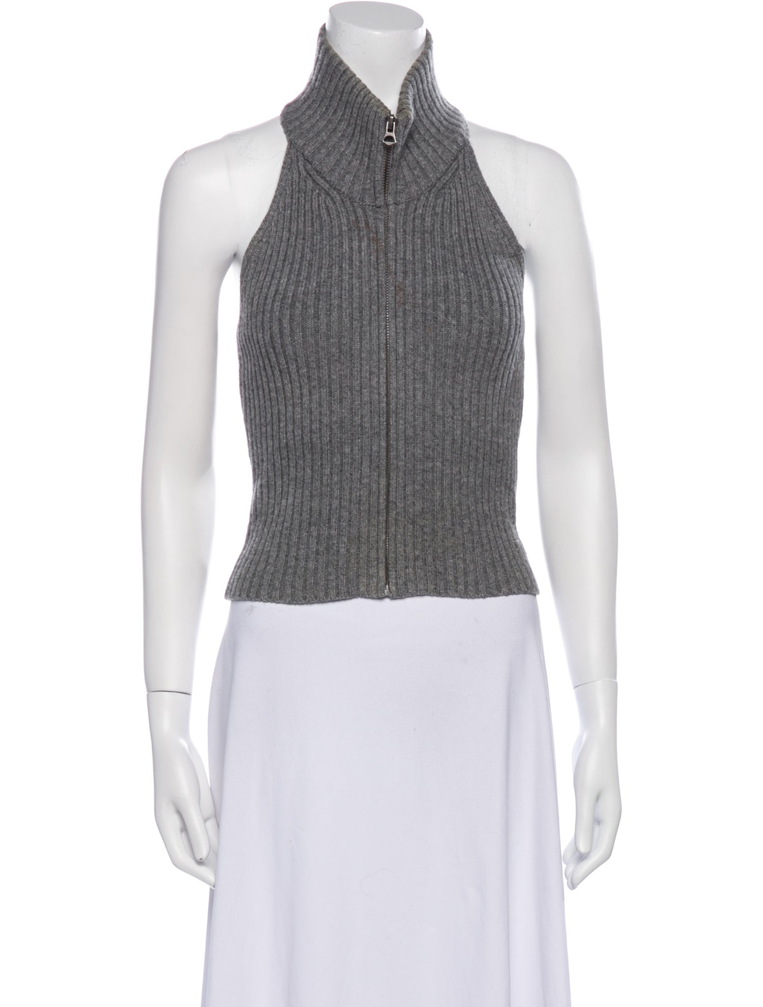 Fax Copy Express Wool Mock Neck Sweater