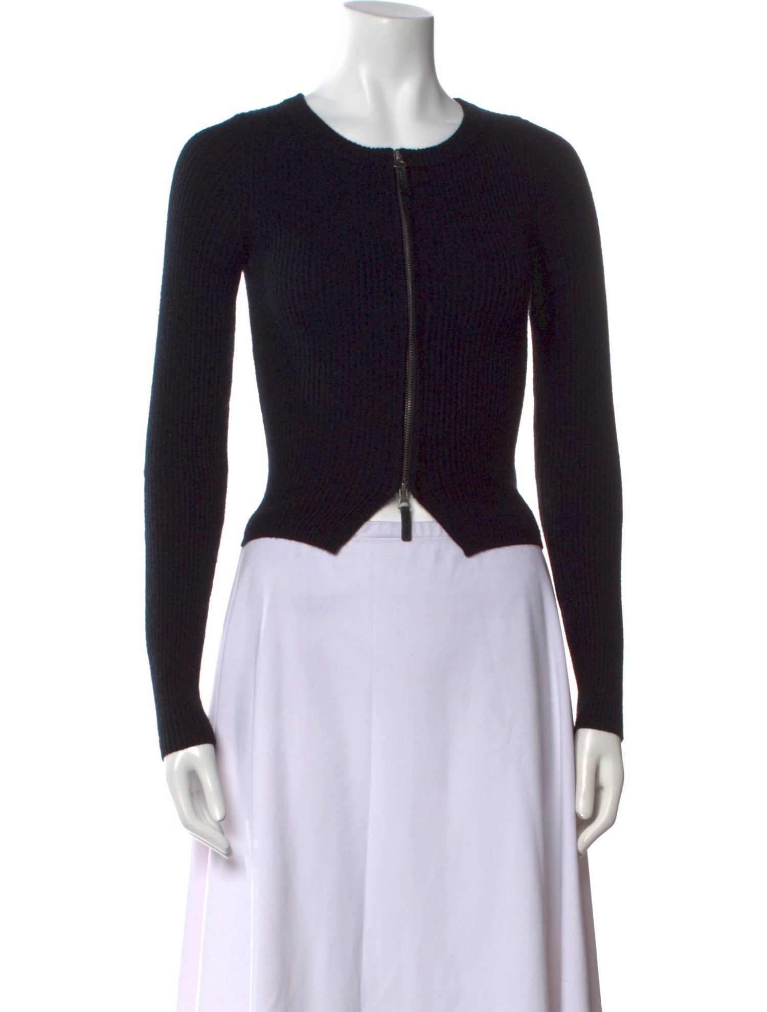 Fax Copy Express Wool Scoop Neck Sweater