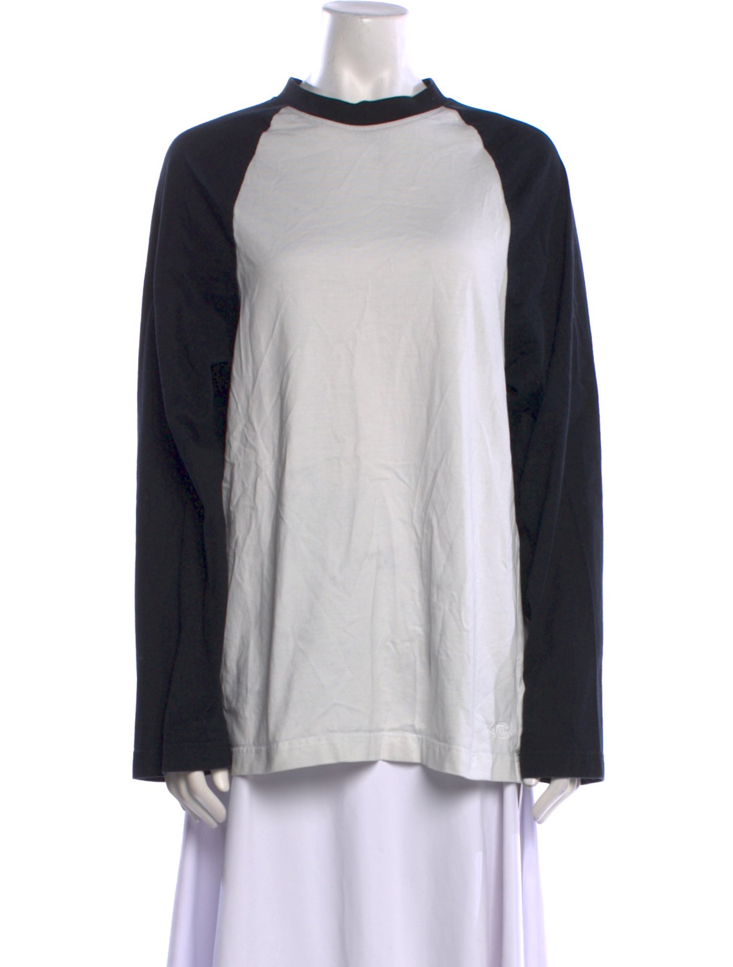 Fax Copy Express Mock Neck Long Sleeve Sweatshirt