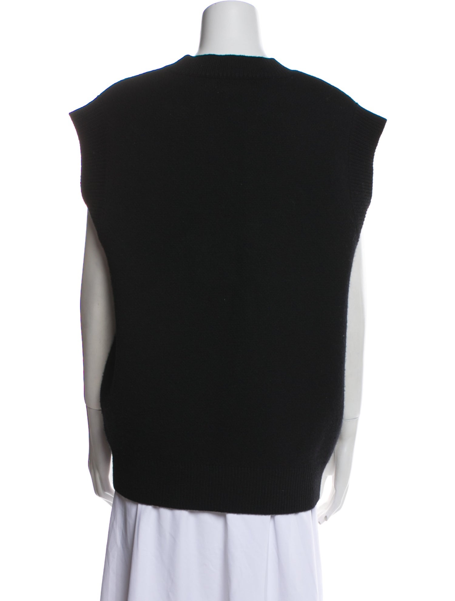 Fax Copy Express Wool V-Neck Sweater