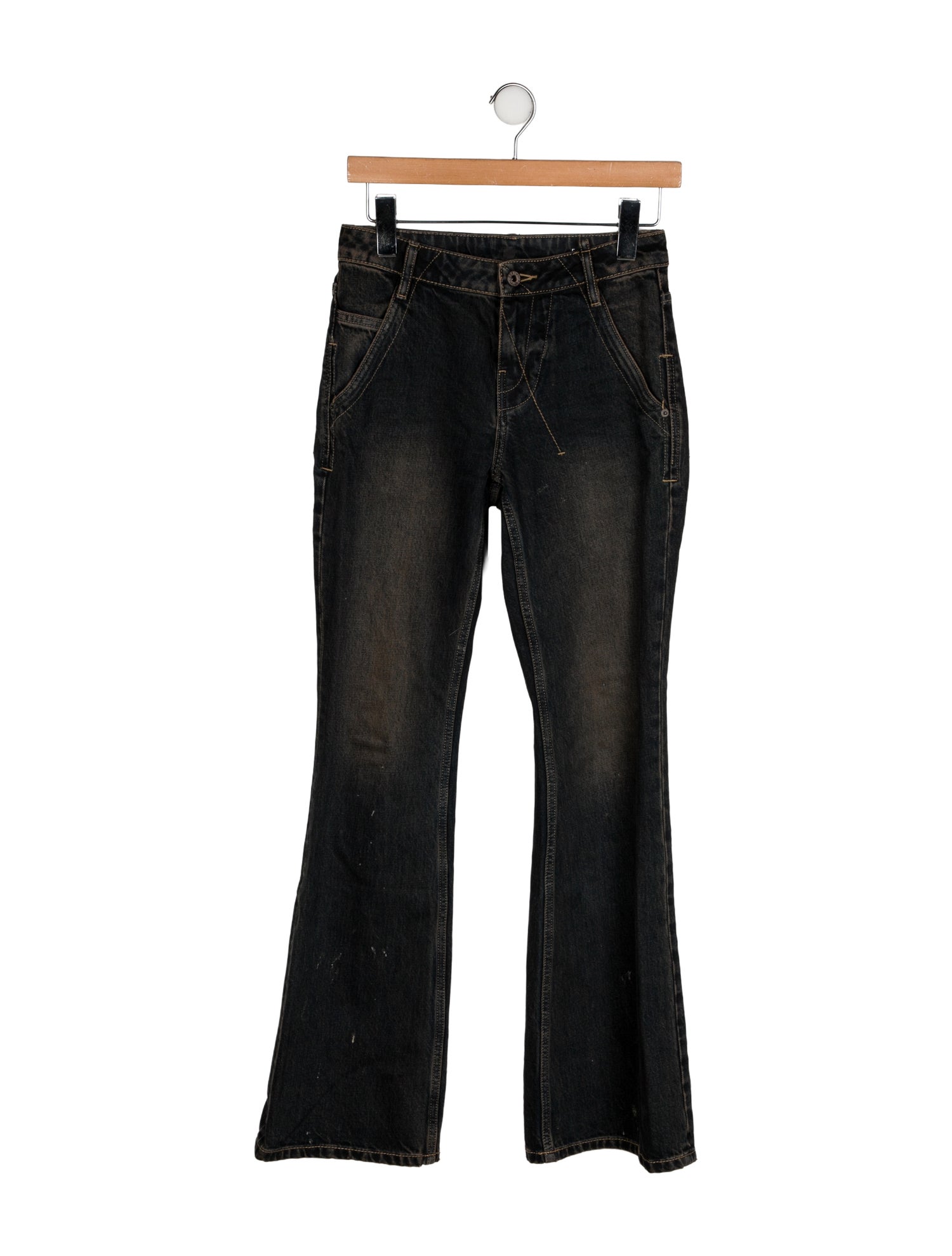 Fax Copy Express Mid-Rise Wide Leg Jeans