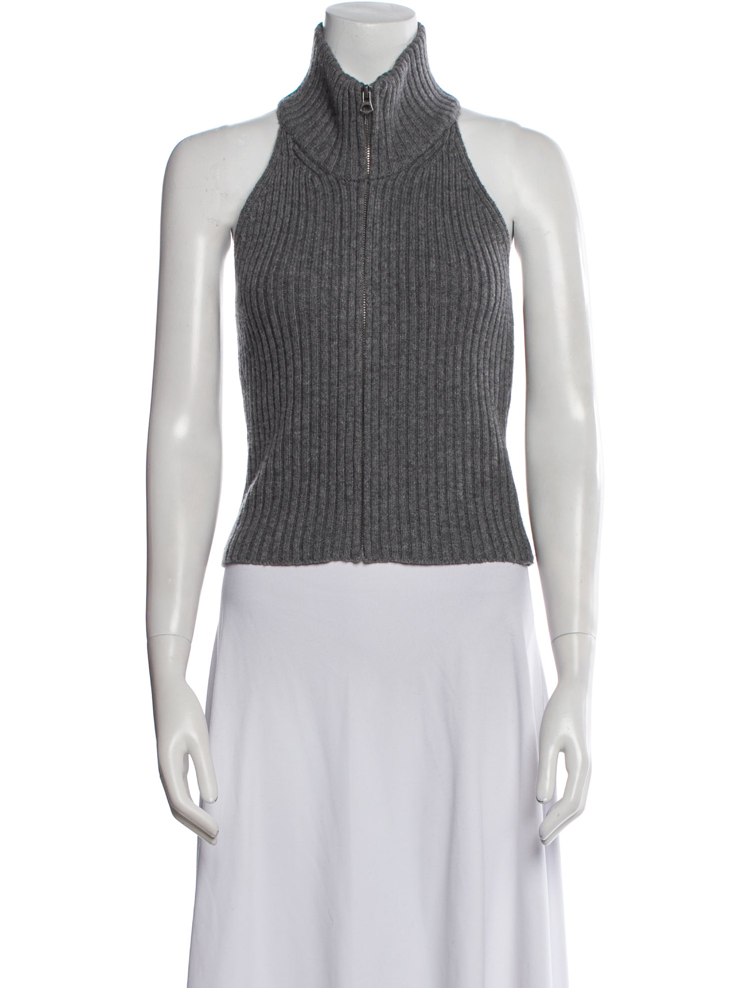 Fax Copy Express Wool Mock Neck Sweater