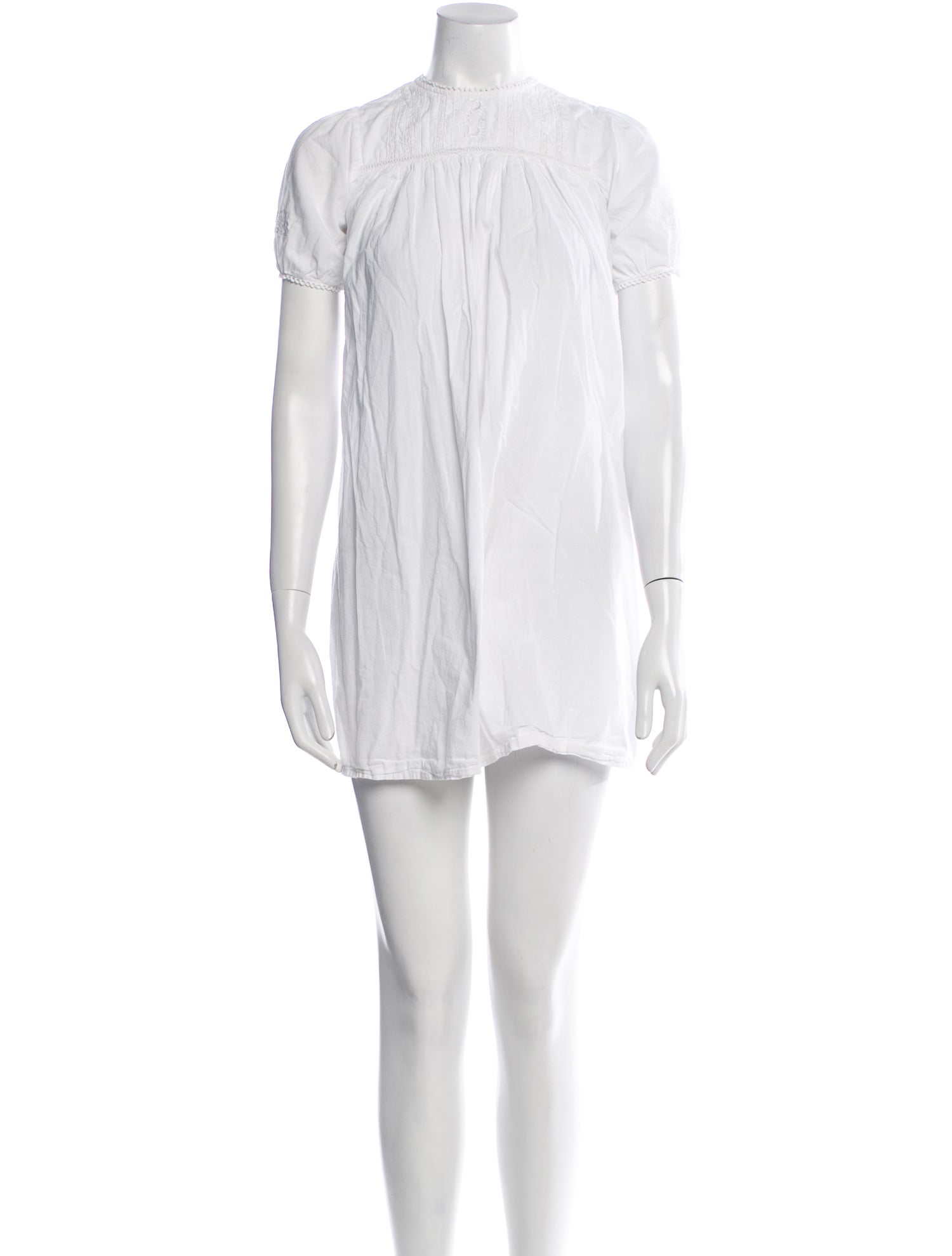 FAUNE Mock Neck Mini Dress