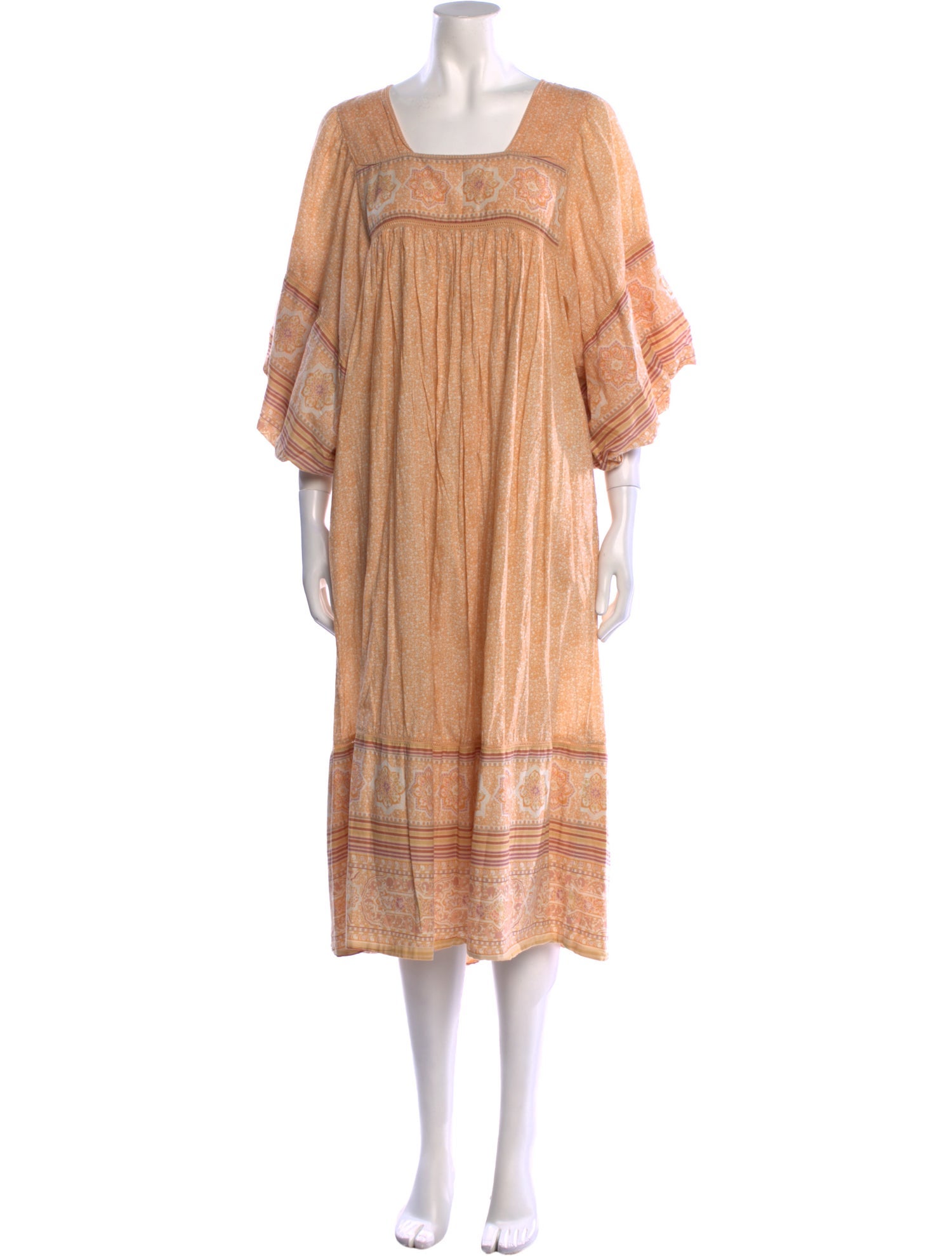 FAUNE Lace Trim Embellishment Nightgown