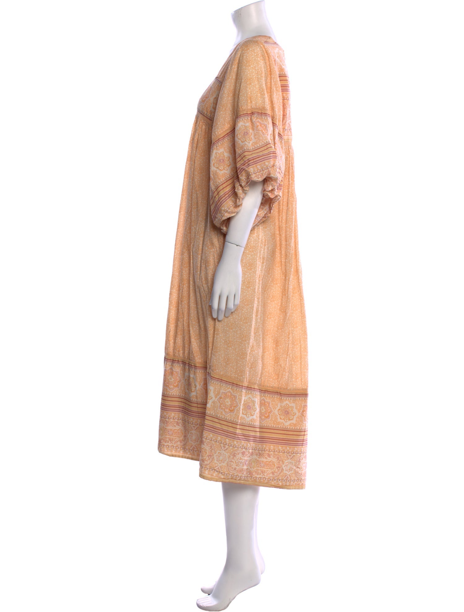 FAUNE Lace Trim Embellishment Nightgown