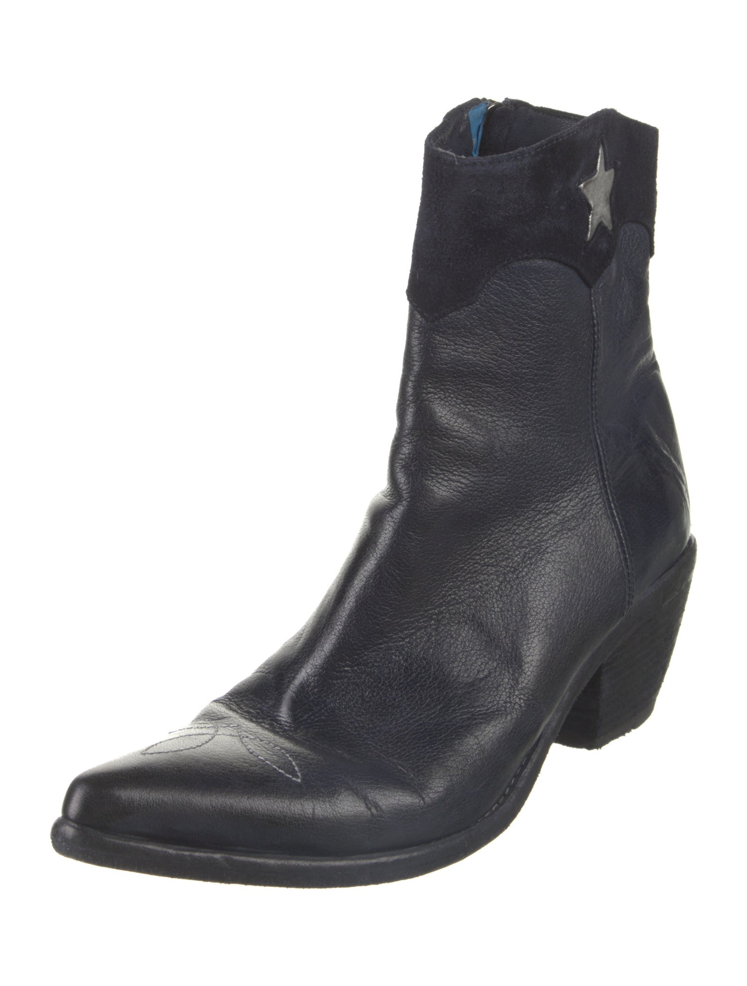 Fauzian Jeunesse Leather Western Boots