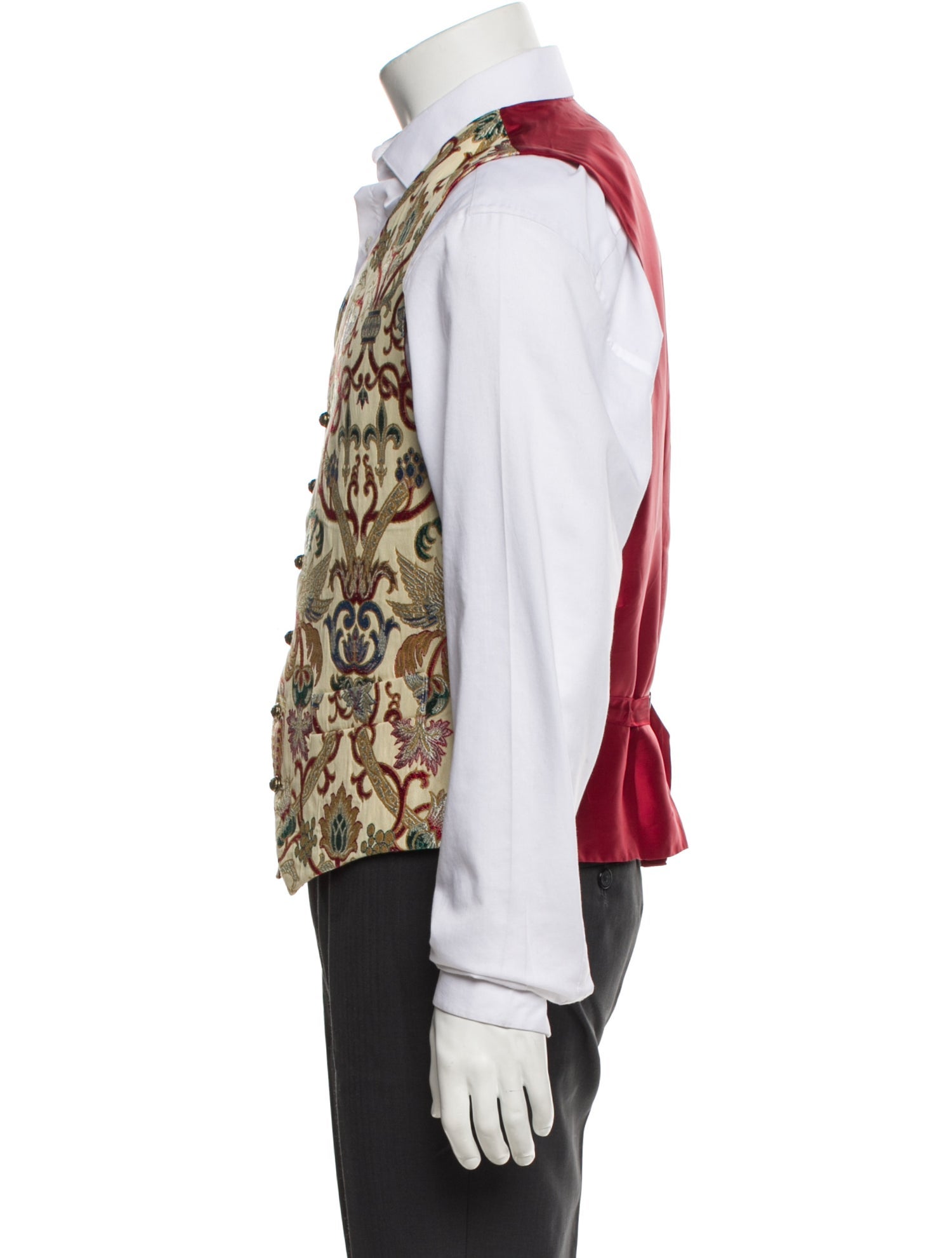 Favourbrook 1990's Printed Suit Vest