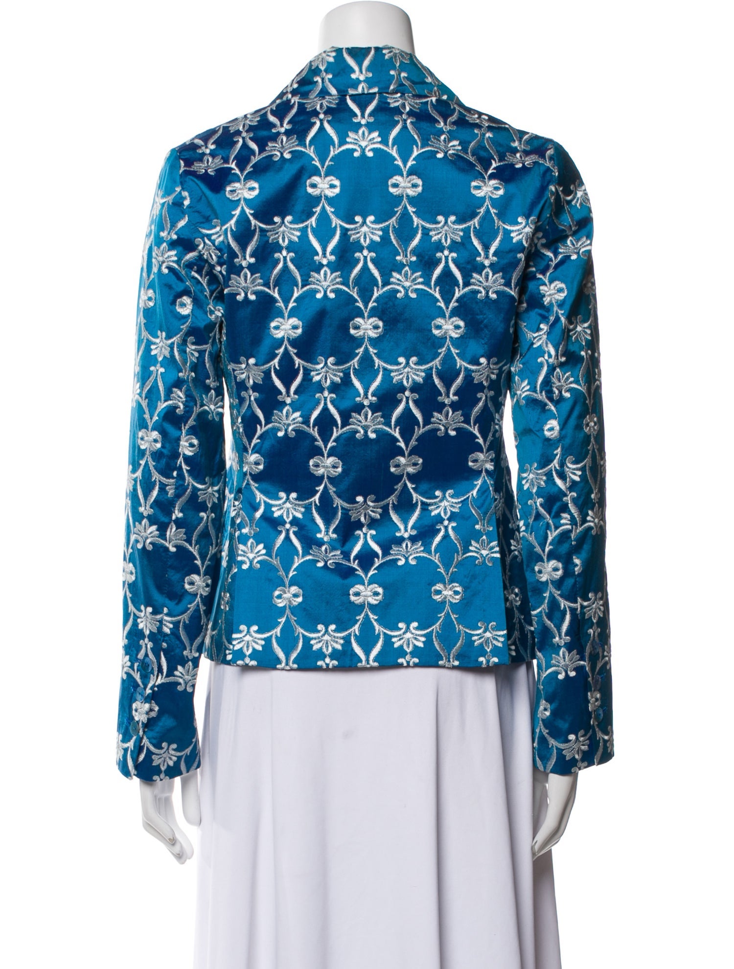 Favourbrook Silk Floral Print Blazer