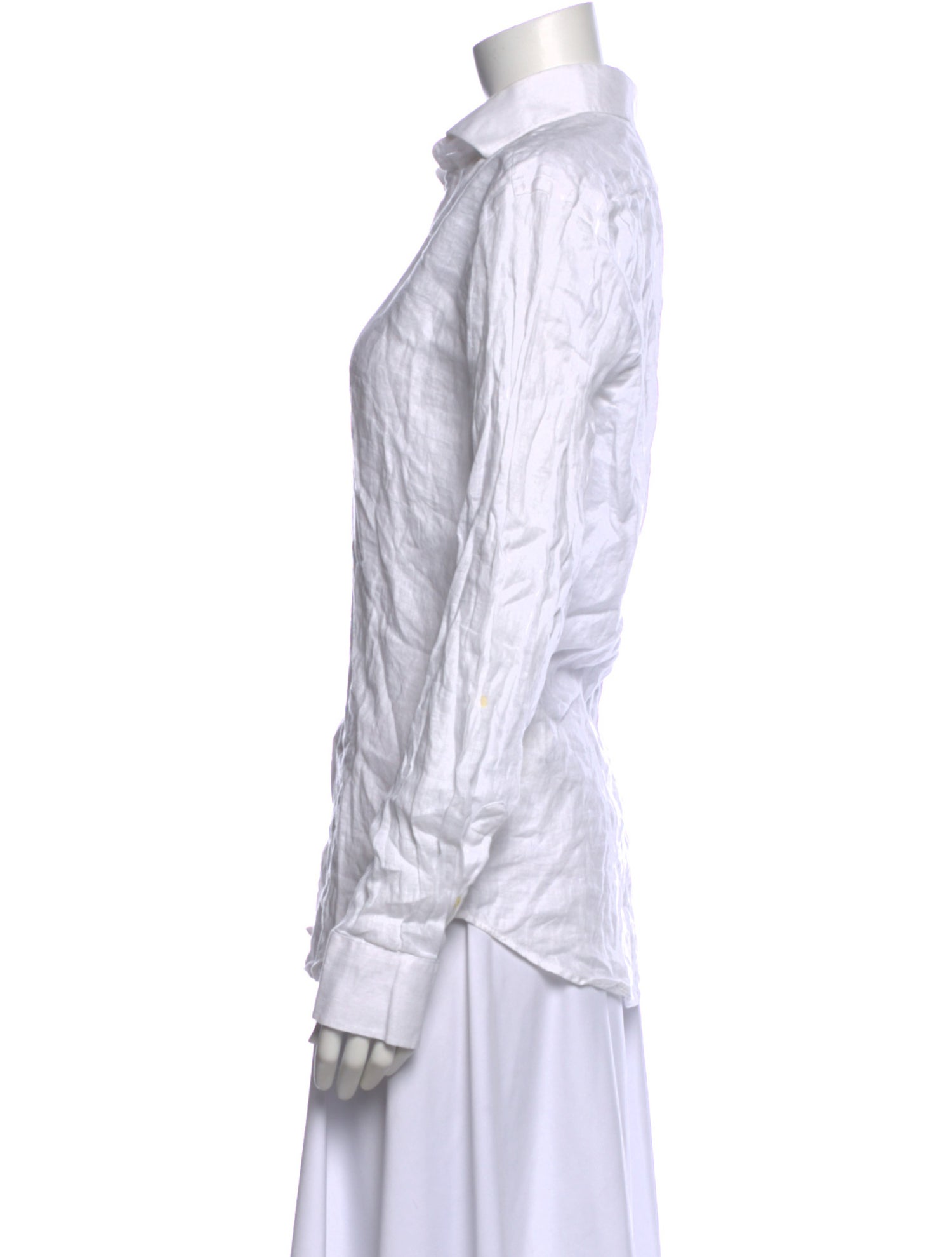 Favourbrook Linen Long Sleeve Button-Up Top