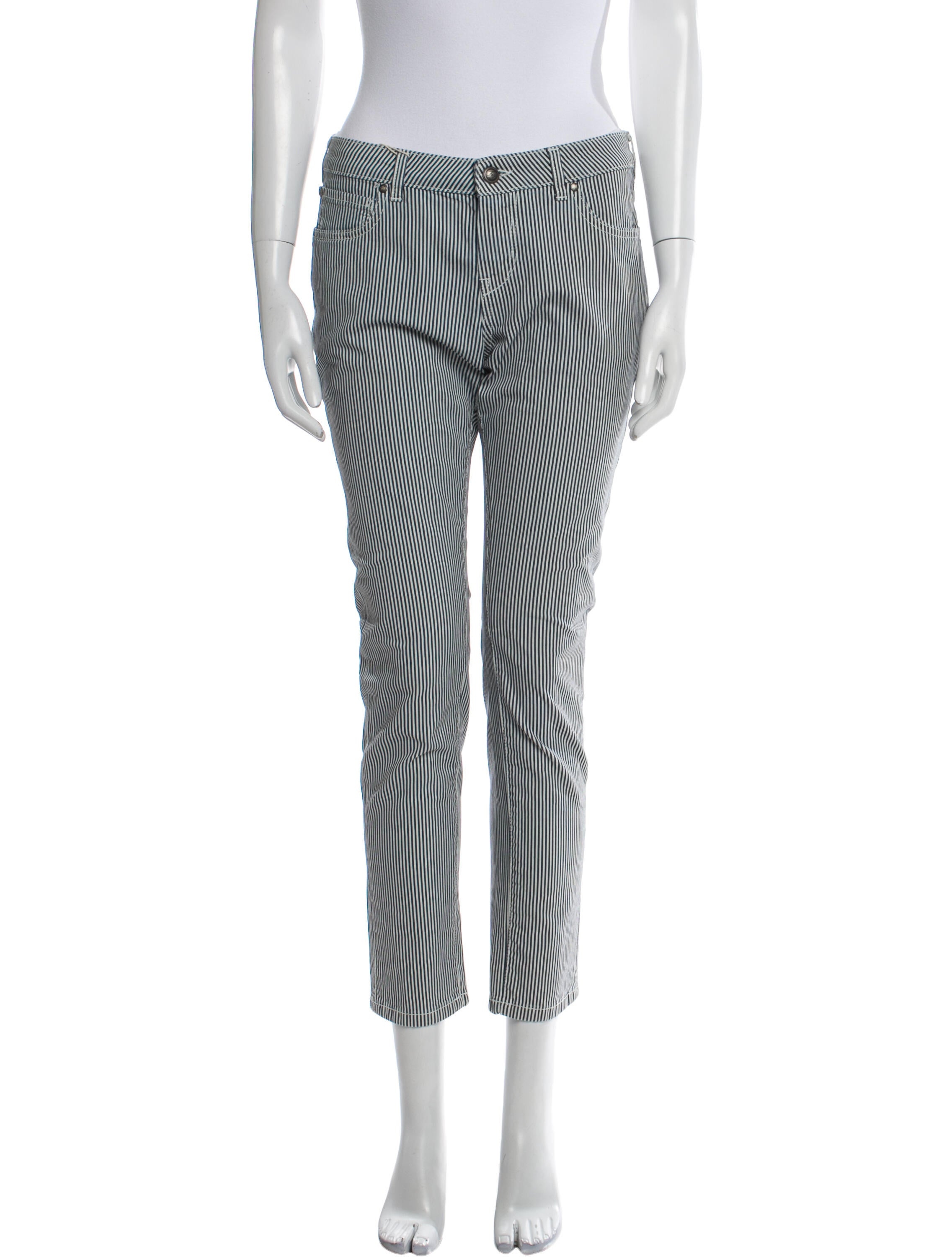 Fay Mid-Rise Straight Leg Jeans