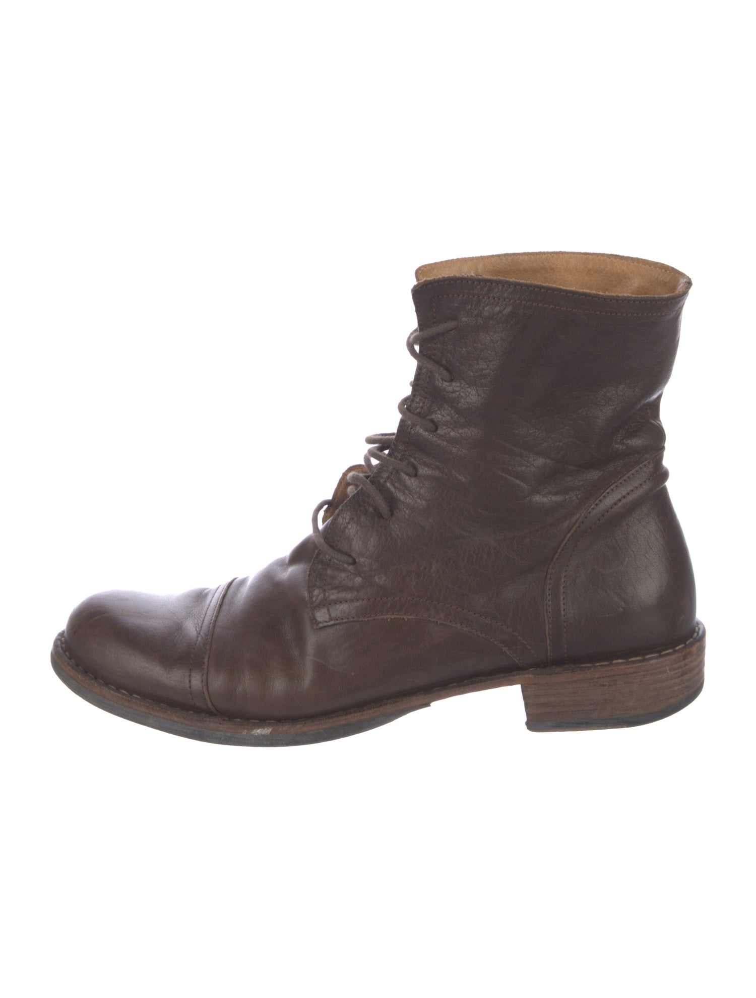 Fiorentini + Baker Leather Lace-Up Boots