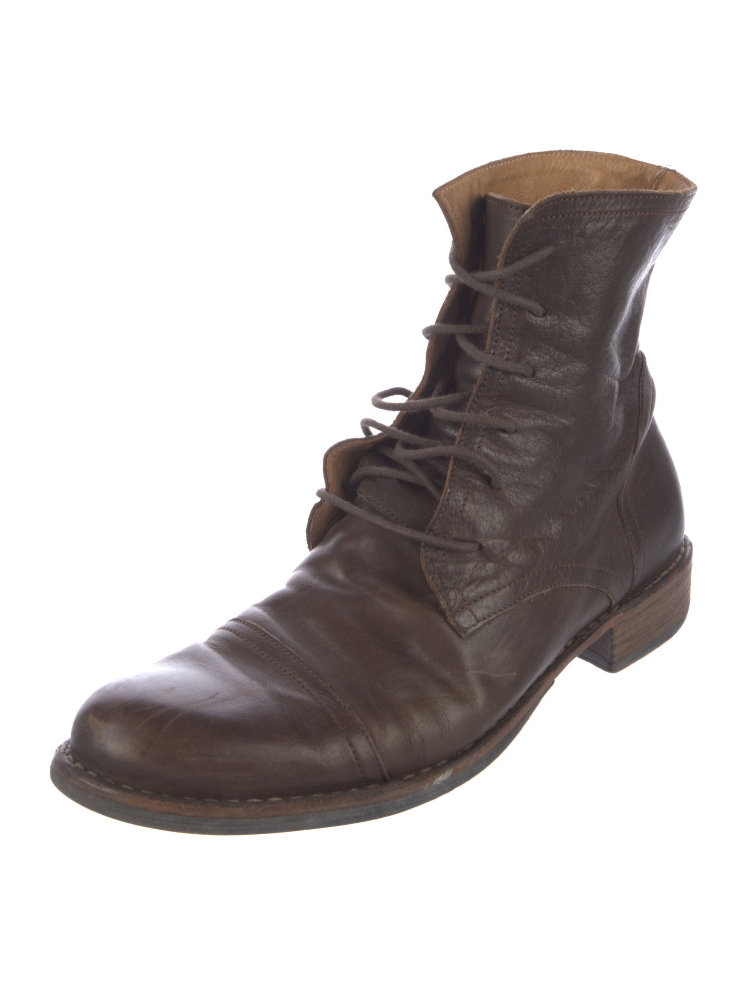 Fiorentini + Baker Leather Lace-Up Boots