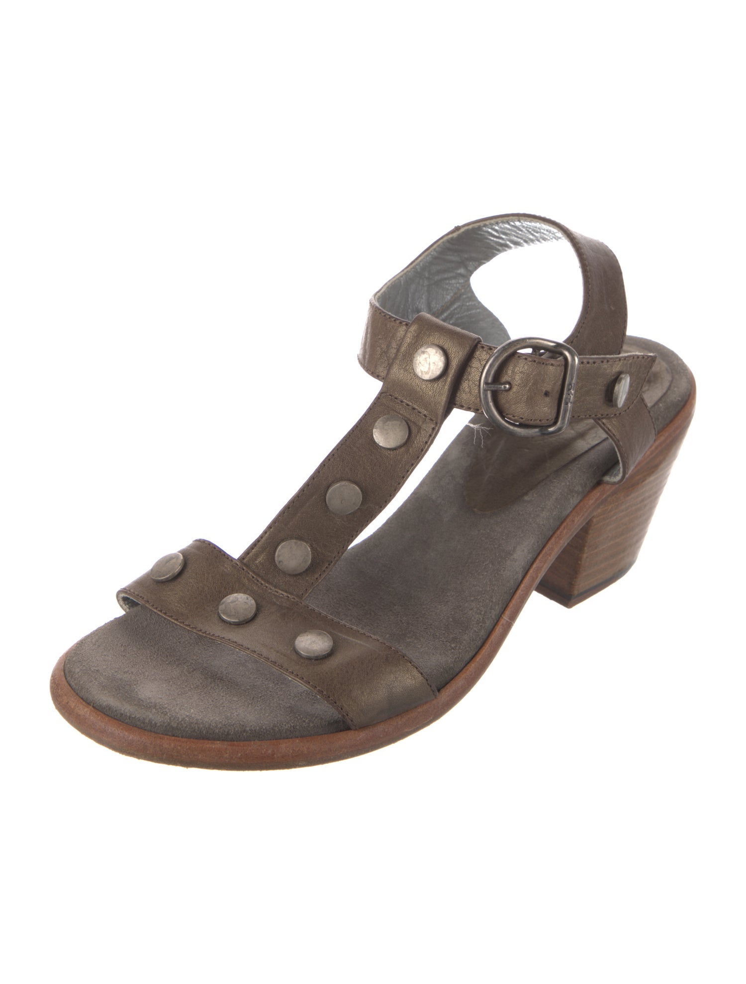 Fiorentini + Baker Leather T-Strap Sandals