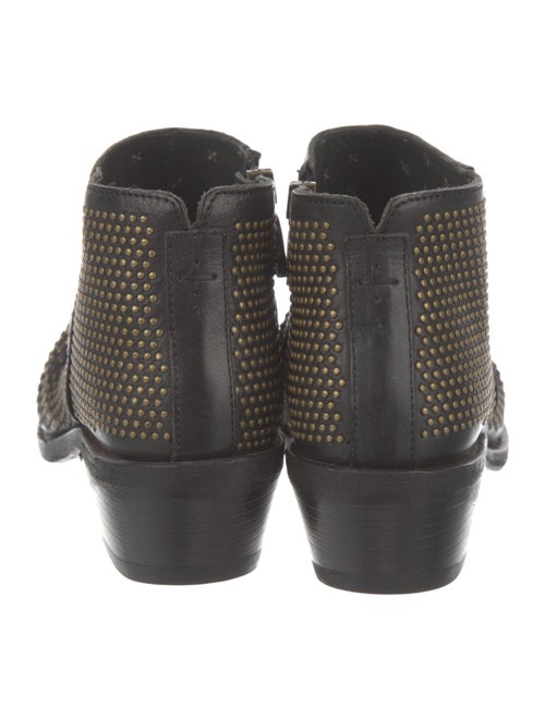 Fiorentini + Baker Leather Studded Accents Lace-Up Boots