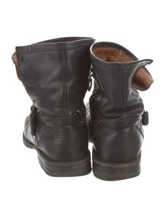 Fiorentini + Baker Leather Combat Boots