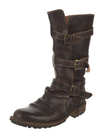Fiorentini + Baker Leather Combat Boots