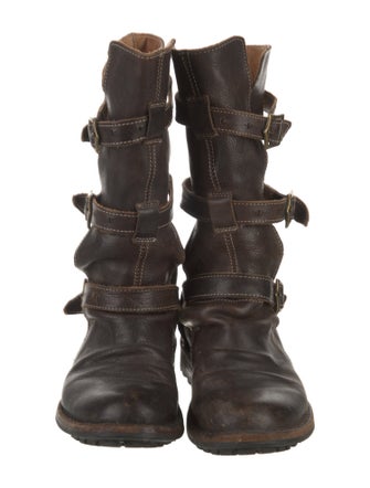 Fiorentini + Baker Leather Combat Boots