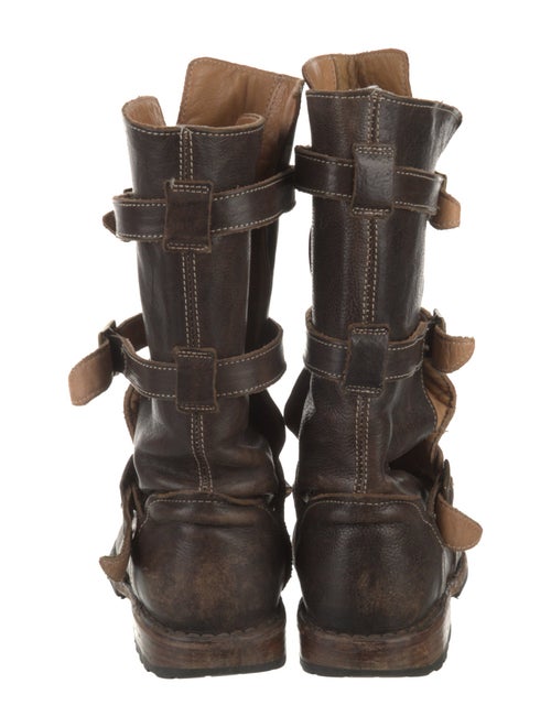 Fiorentini + Baker Leather Combat Boots