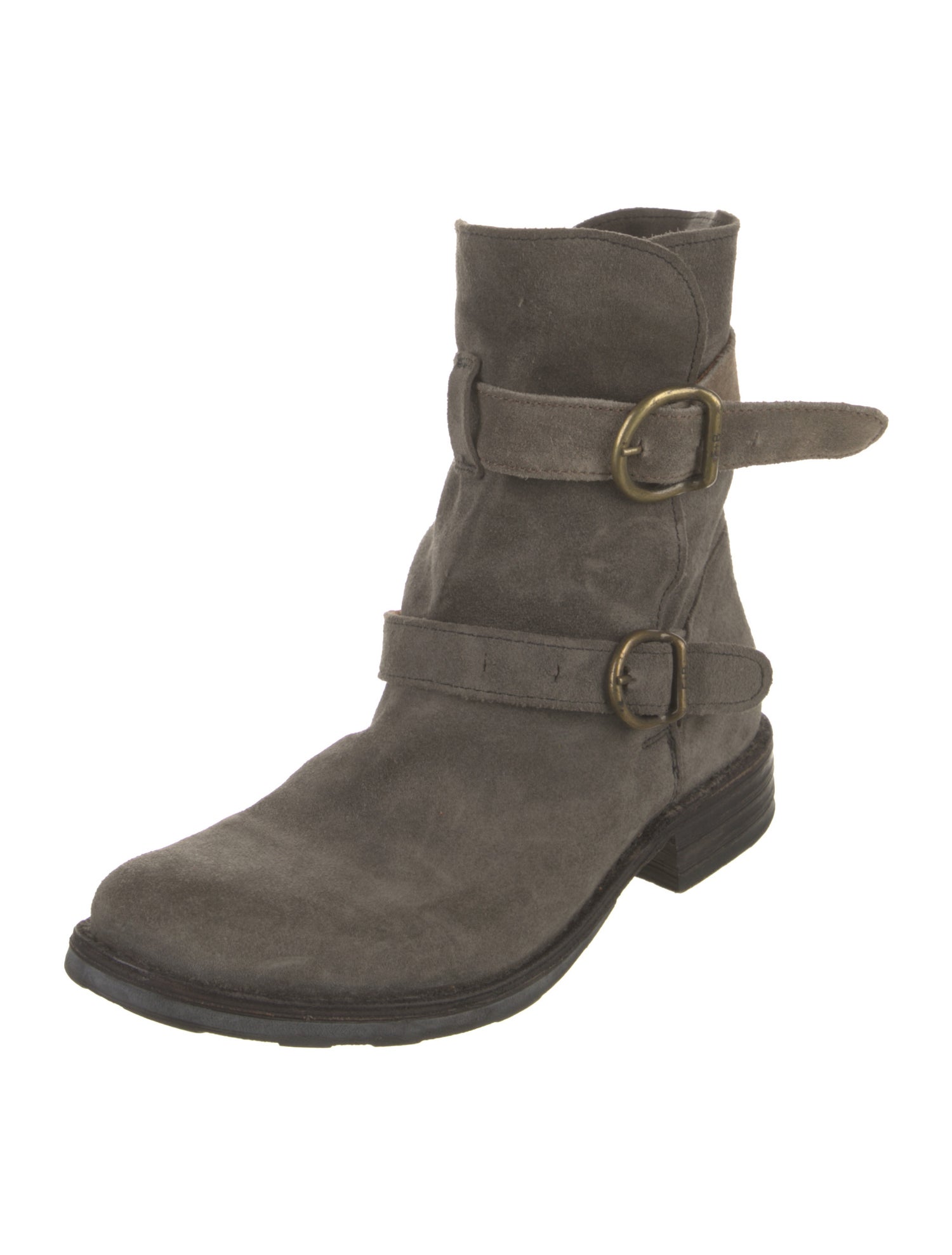 Fiorentini + Baker Suede Moto Boots