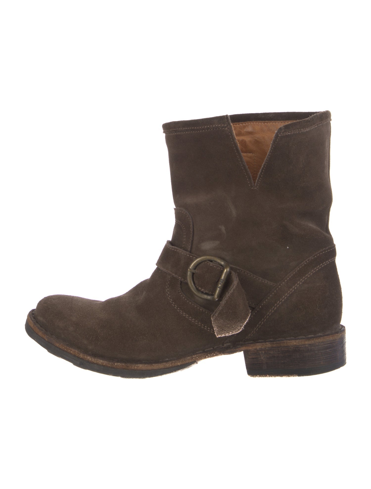 Fiorentini + Baker Suede Moto Boots