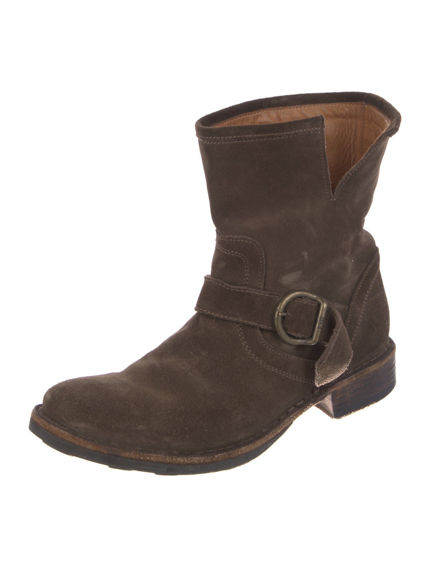 Fiorentini + Baker Suede Moto Boots