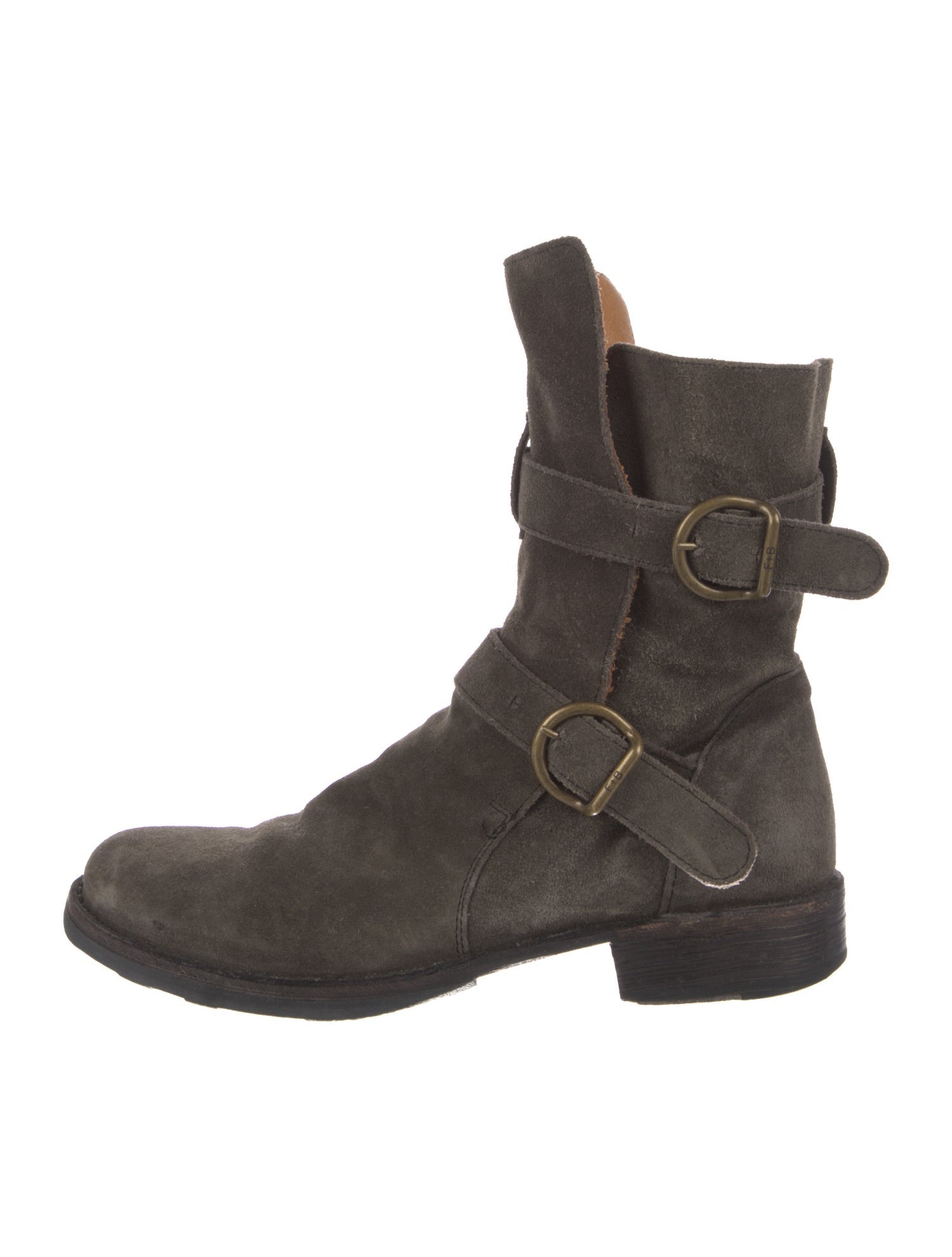 Fiorentini + Baker Suede Moto Boots
