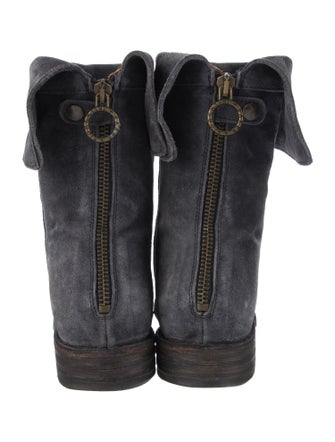 Fiorentini + Baker Suede Combat Boots