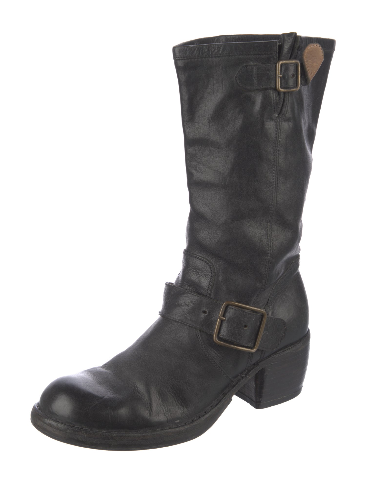Fiorentini + Baker Leather Moto Boots