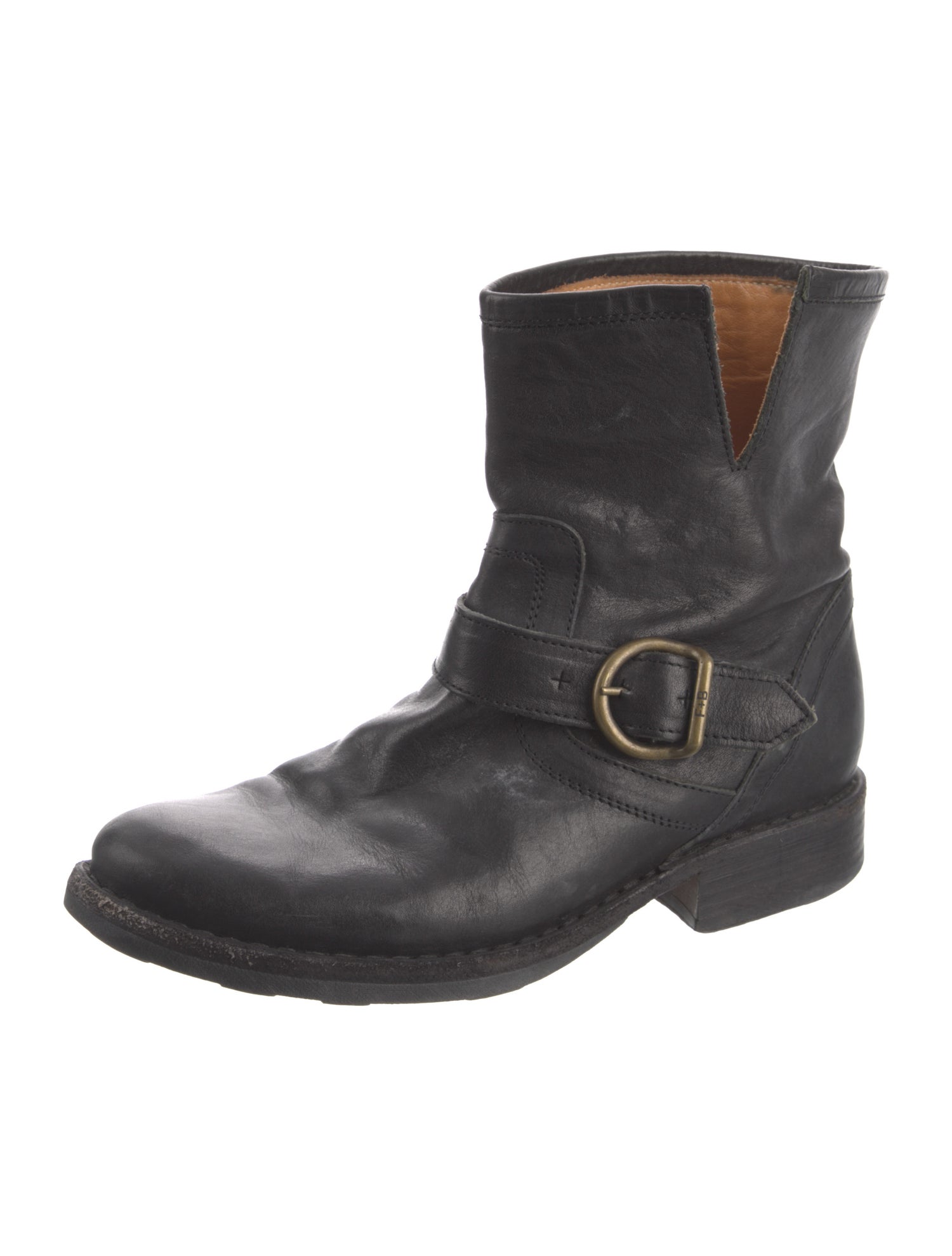 Fiorentini + Baker Leather Moto Boots