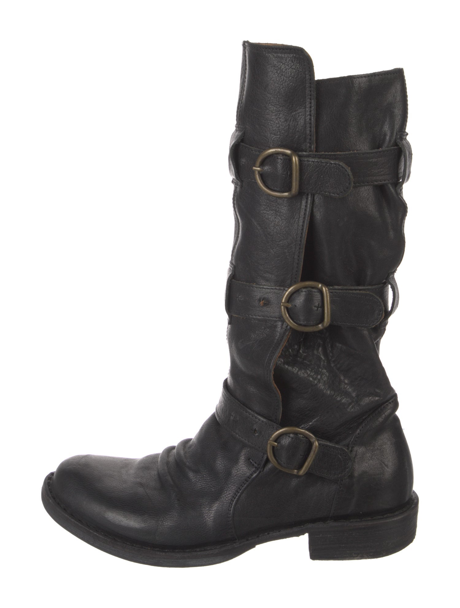 Fiorentini + Baker Leather Moto Boots