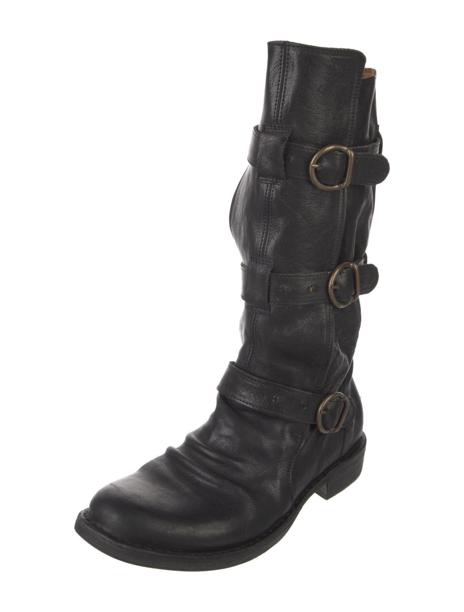 Fiorentini + Baker Leather Moto Boots