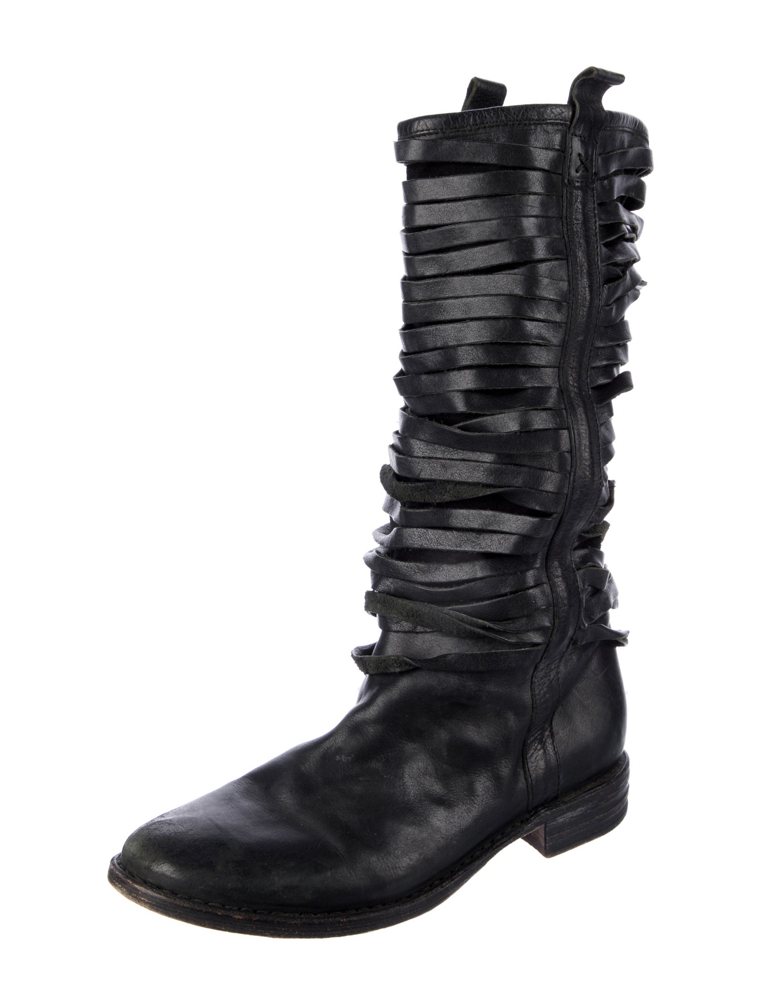 Fiorentini + Baker Leather Combat Boots