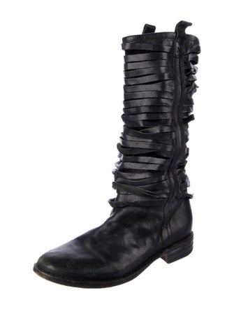 Fiorentini + Baker Leather Combat Boots
