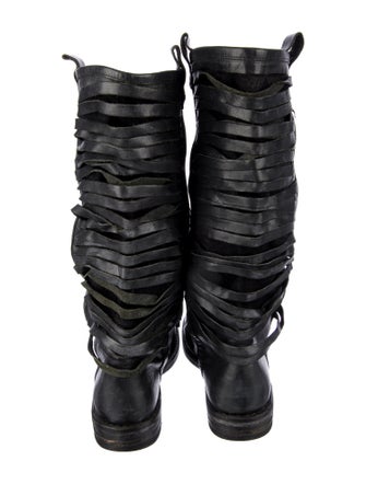 Fiorentini + Baker Leather Combat Boots