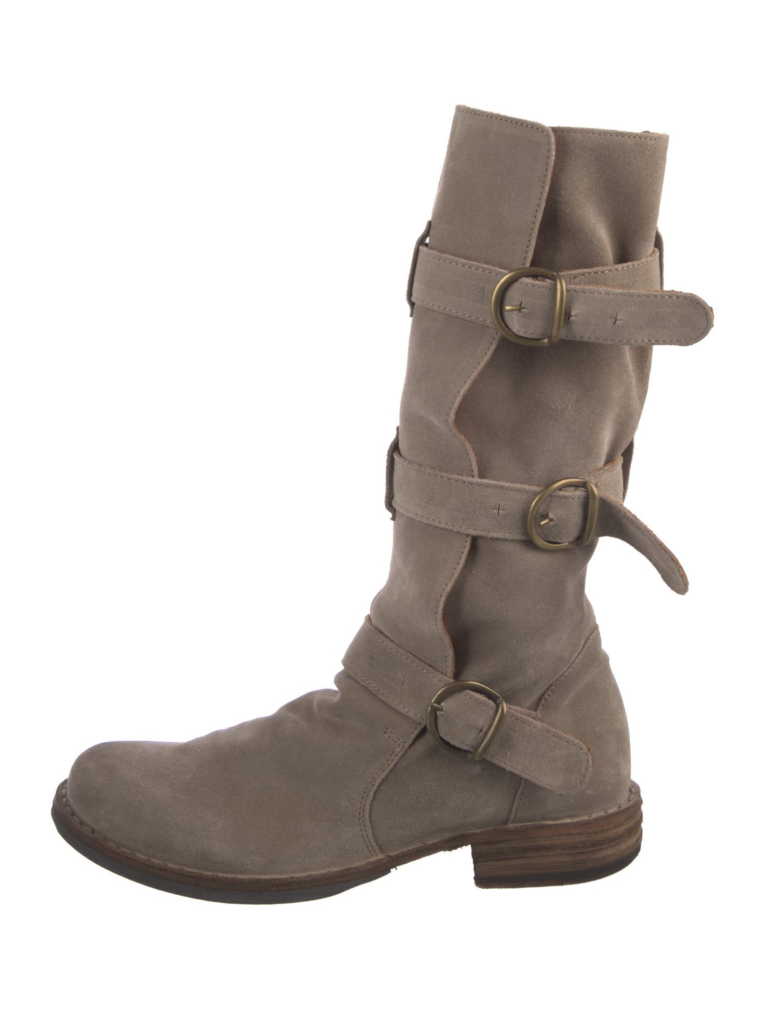 Fiorentini + Baker Suede Moto Boots