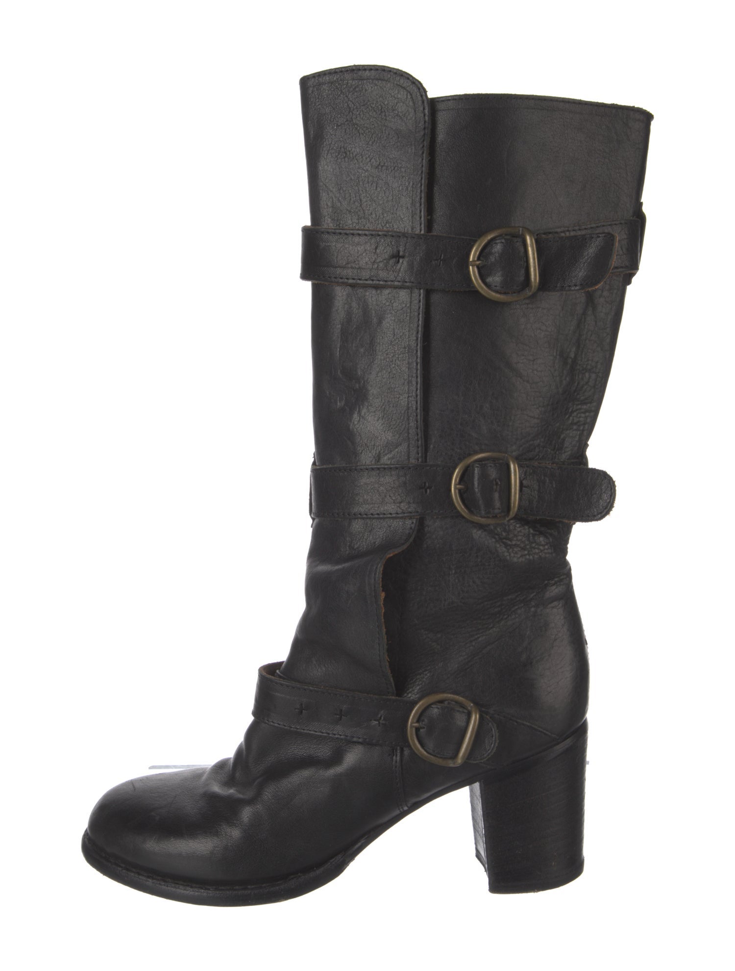 Fiorentini + Baker Leather Moto Boots