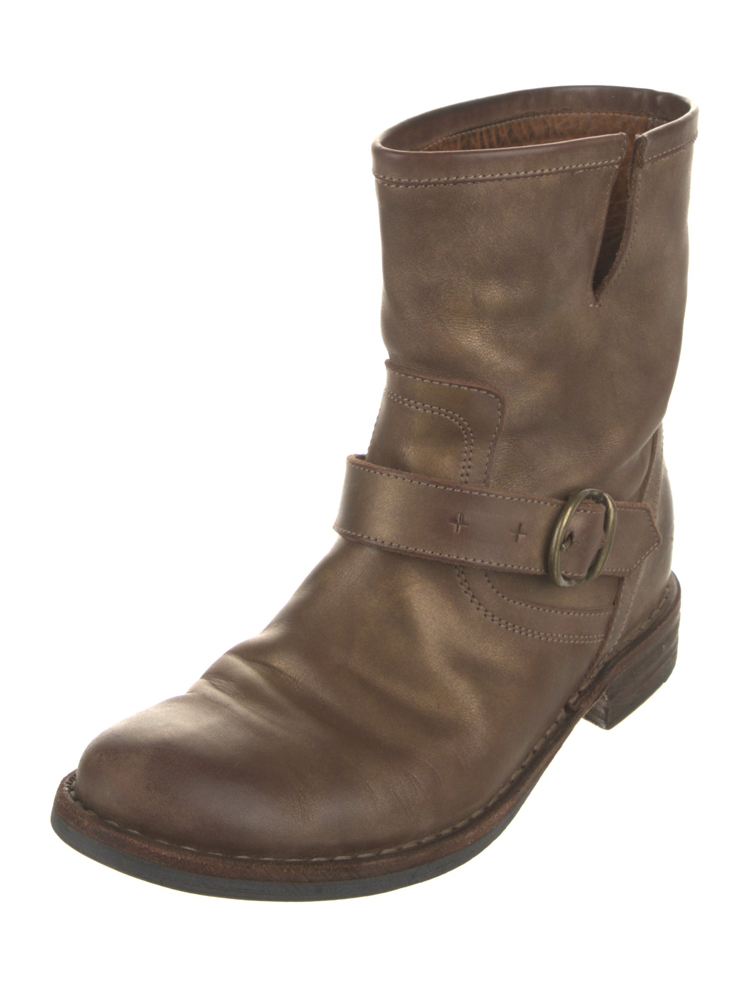 Fiorentini + Baker Leather Moto Boots