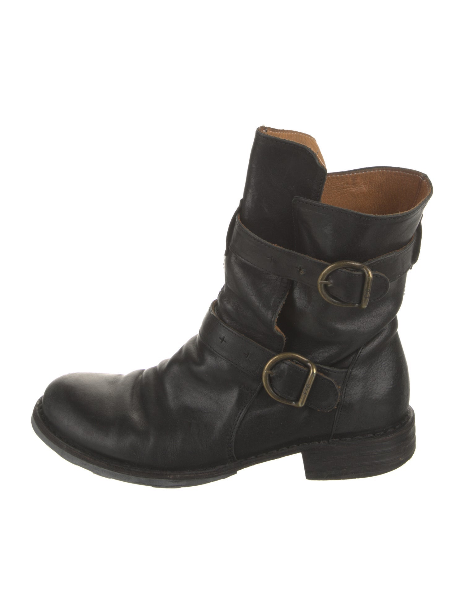 Fiorentini + Baker Leather Moto Boots