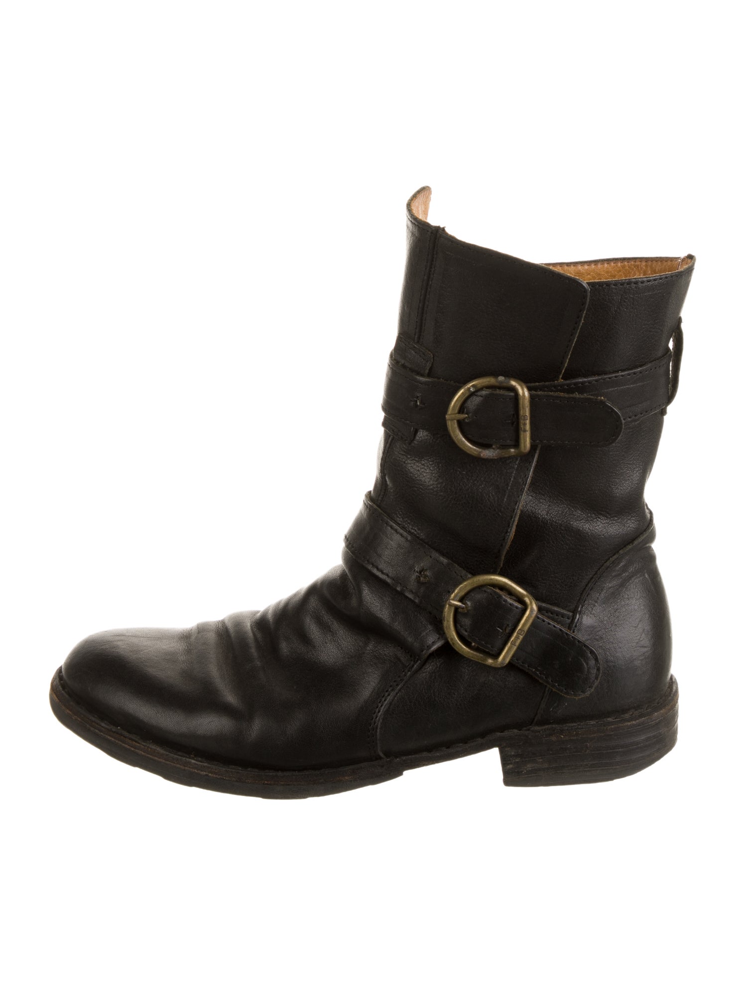 Fiorentini + Baker Leather Moto Boots