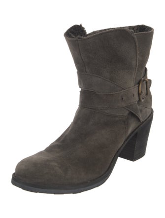 Fiorentini + Baker Suede Moto Boots