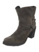 Fiorentini + Baker Suede Moto Boots
