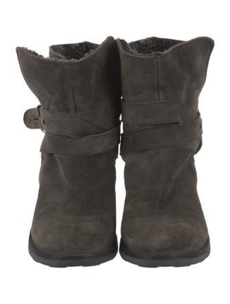 Fiorentini + Baker Suede Moto Boots