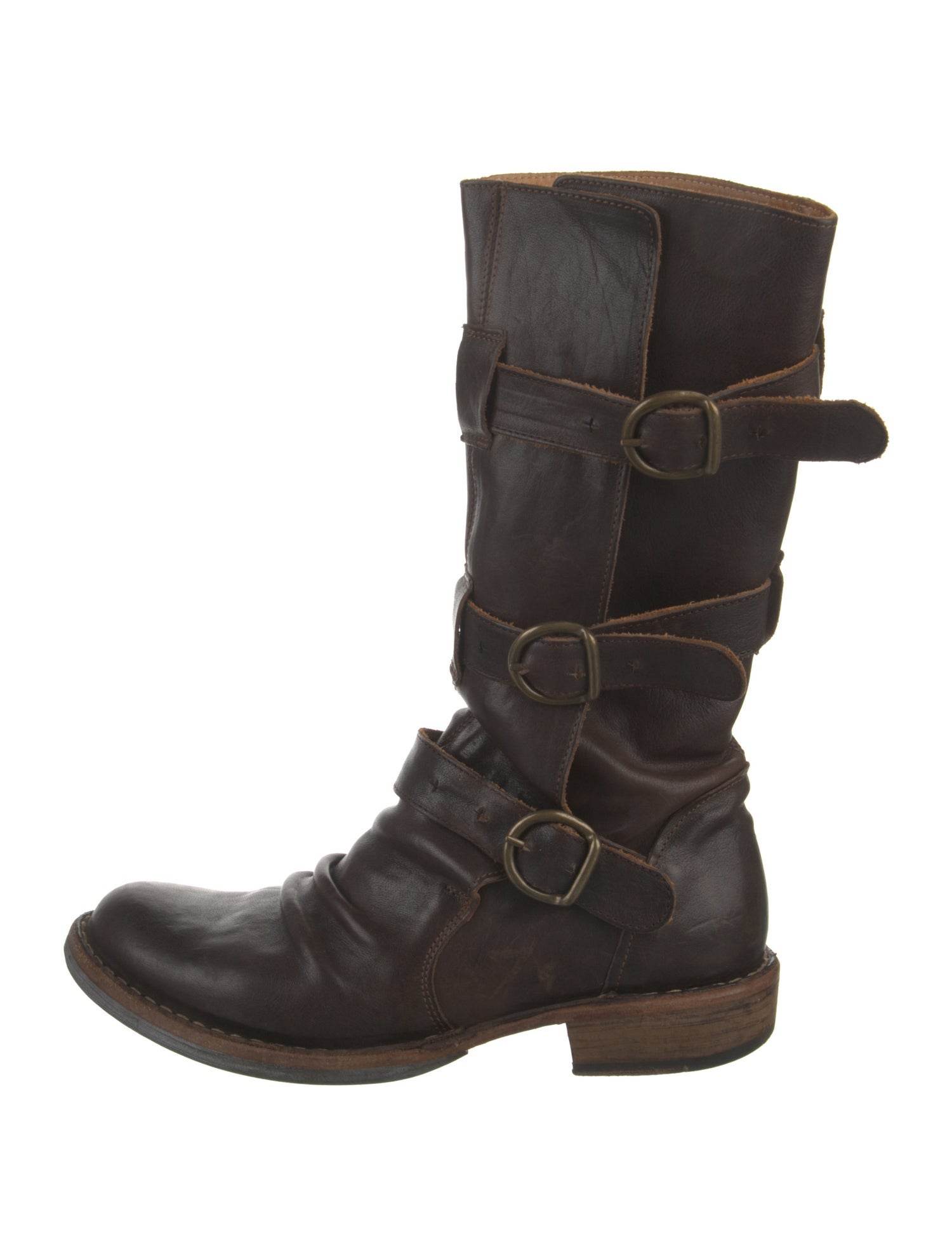 Fiorentini + Baker Leather Moto Boots