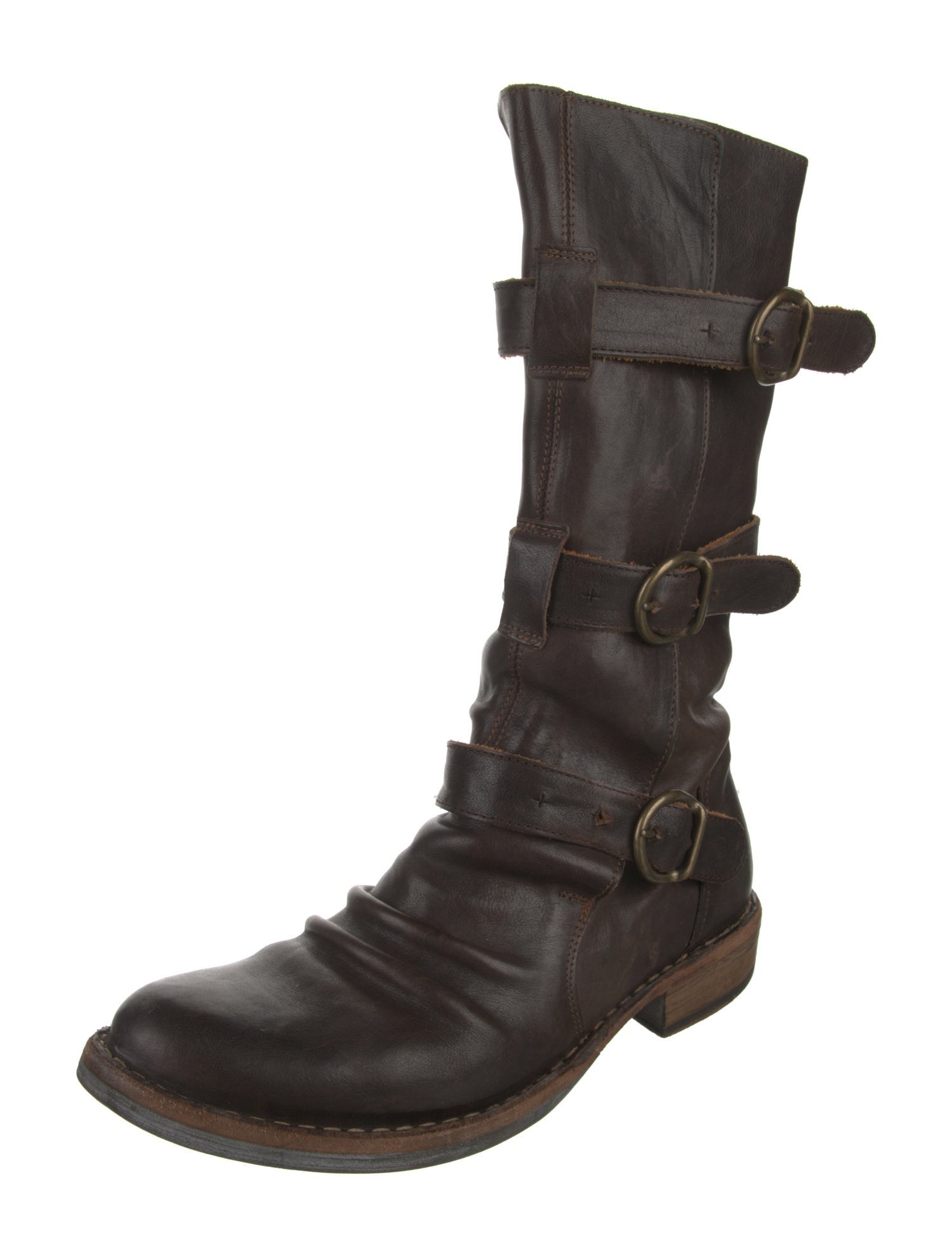 Fiorentini + Baker Leather Moto Boots
