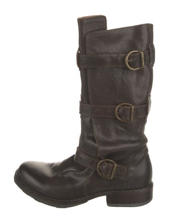 Fiorentini + Baker Leather Moto Boots