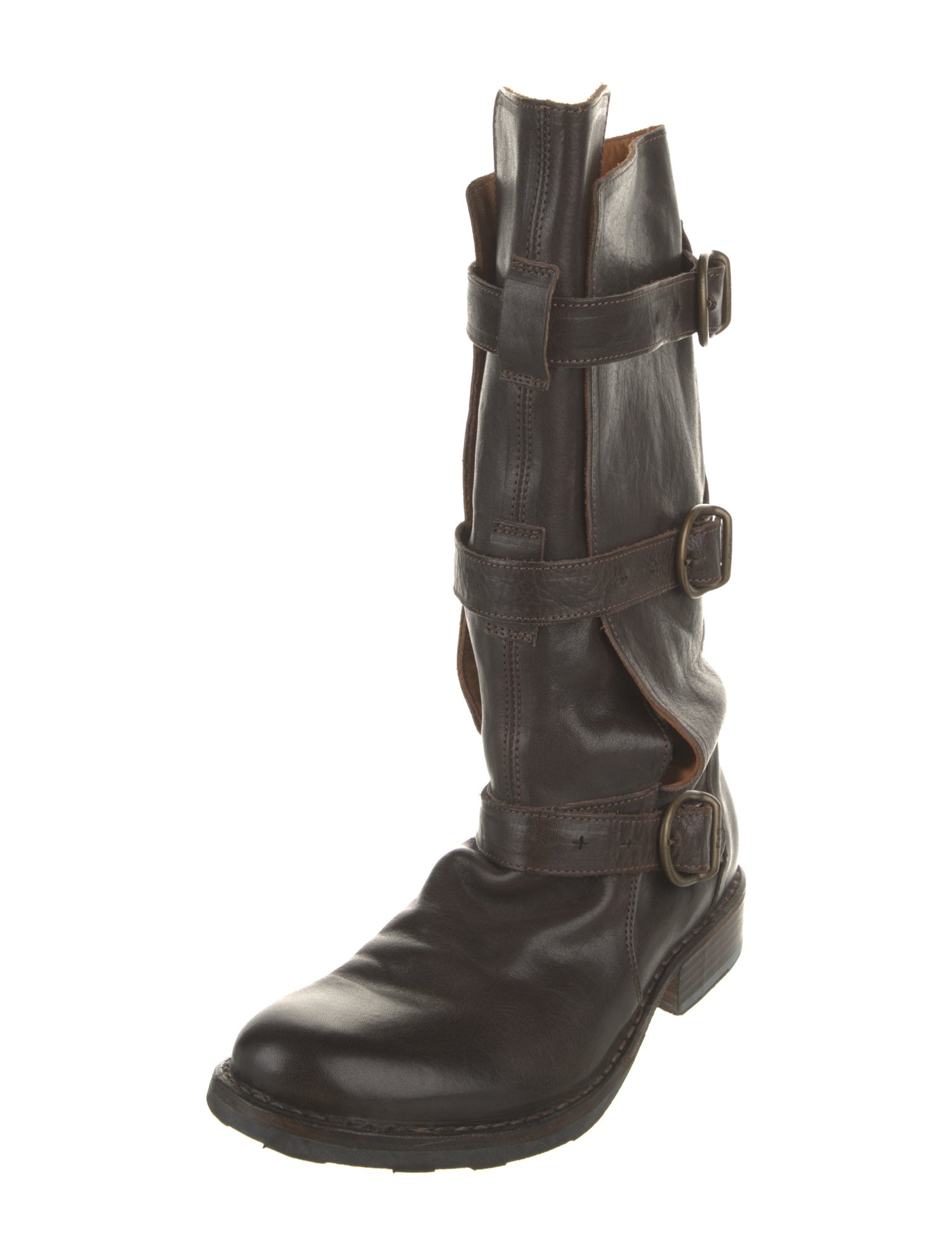 Fiorentini + Baker Leather Moto Boots