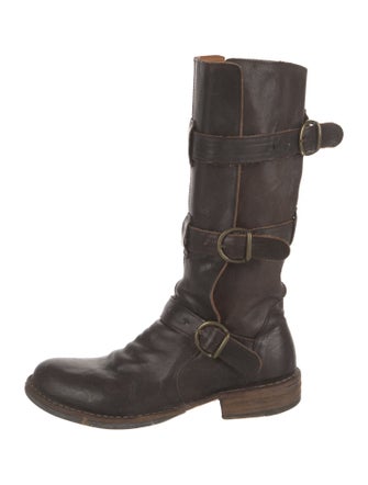 Fiorentini + Baker Leather Moto Boots