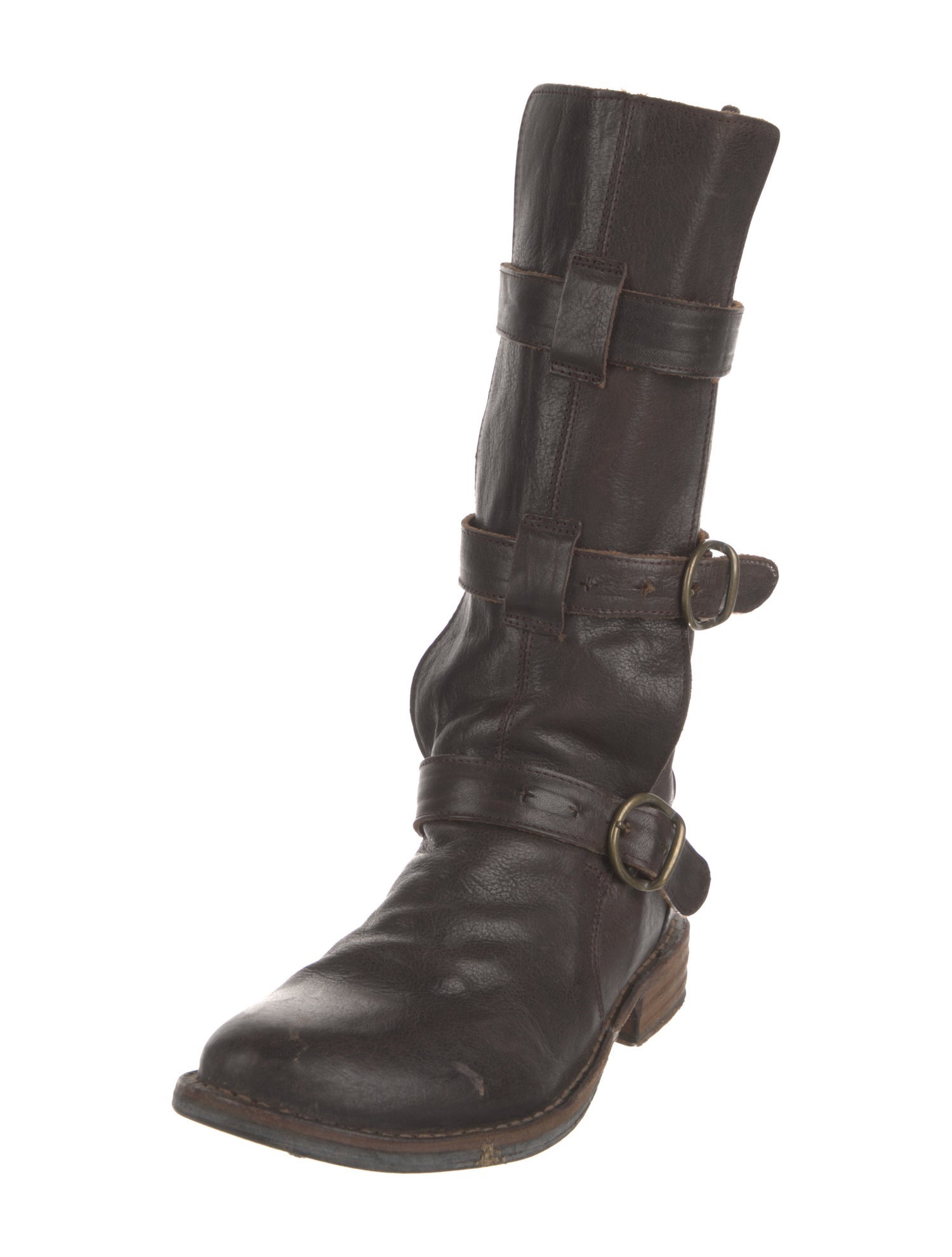 Fiorentini + Baker Leather Moto Boots