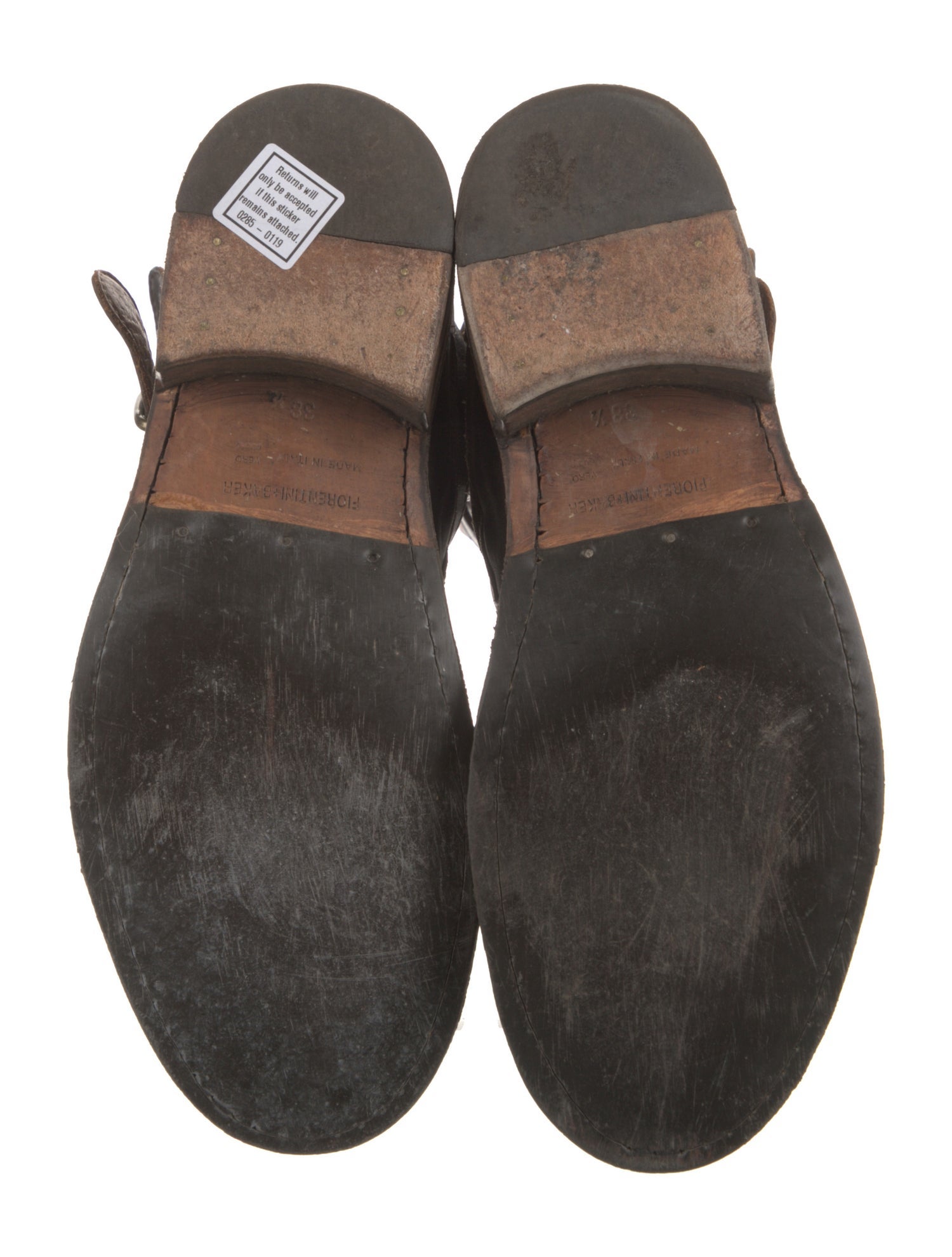 Fiorentini + Baker Leather Moto Boots